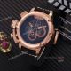 U-Boat Rose Gold Coffee Brown Version Brown Leather Strap Watch Copy (3)_th.jpg